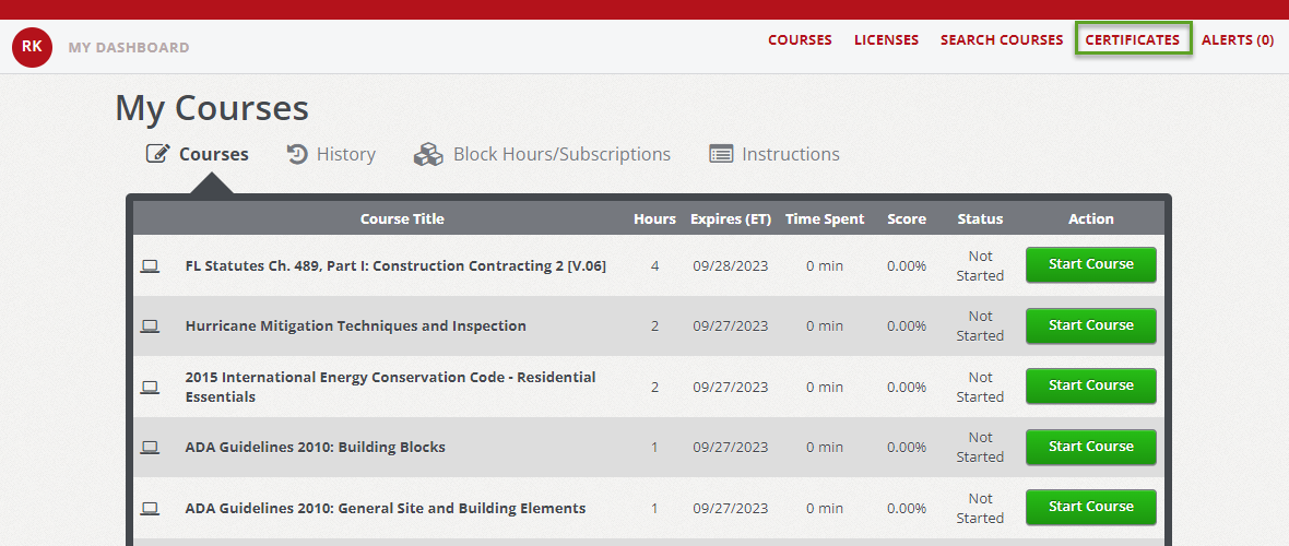 How do I send the PMI my completions to meet my continuing education units?